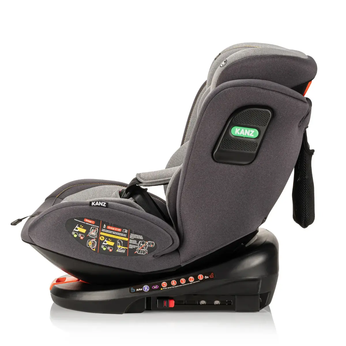 Kanz Comfort Oto Koltuğu 0-36 Kg Gri