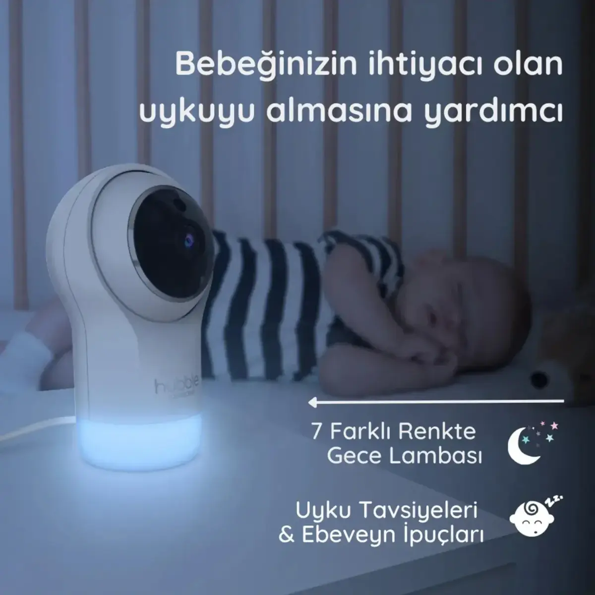 Hubble Glow Full HD Wifi Bebek Kamerası