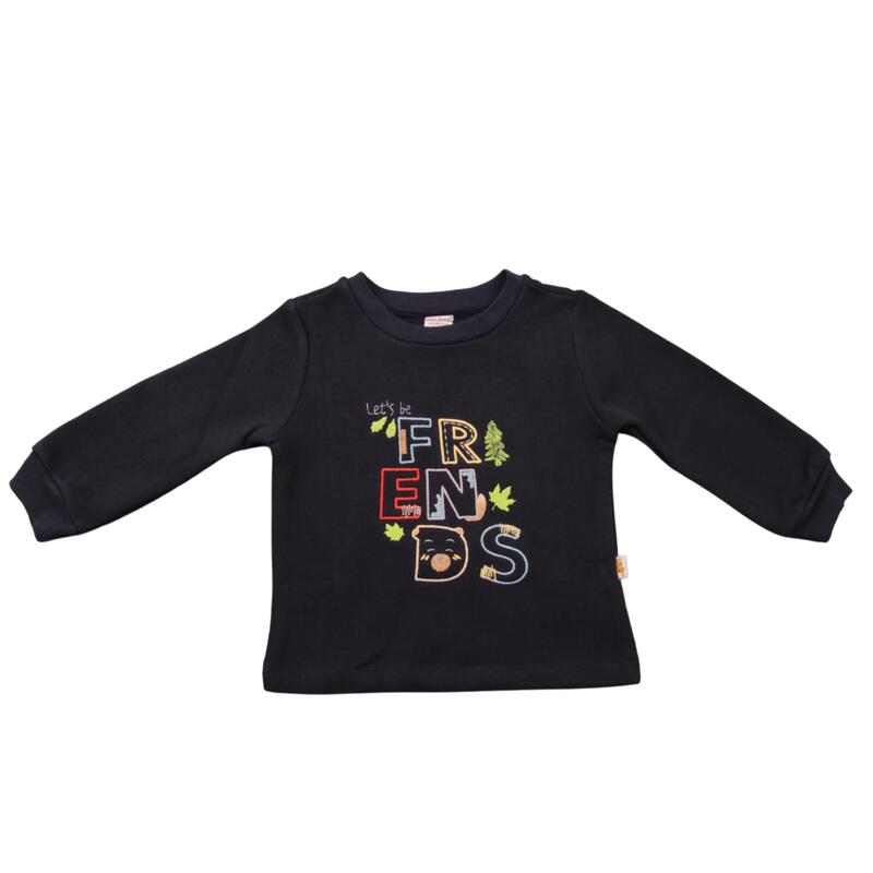 Mini Damla Sweatshirt Friend Lacivert