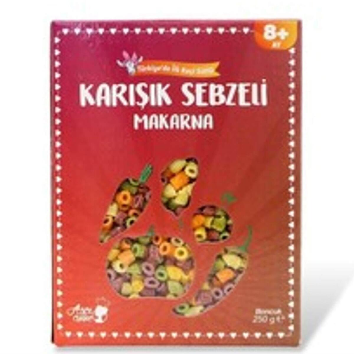 Aşçı Anne Karışık Sebzeli Makarna Boncuk 250 gr