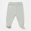 Bibaby Organik Pantolon Patikli Waffle Smile Mint