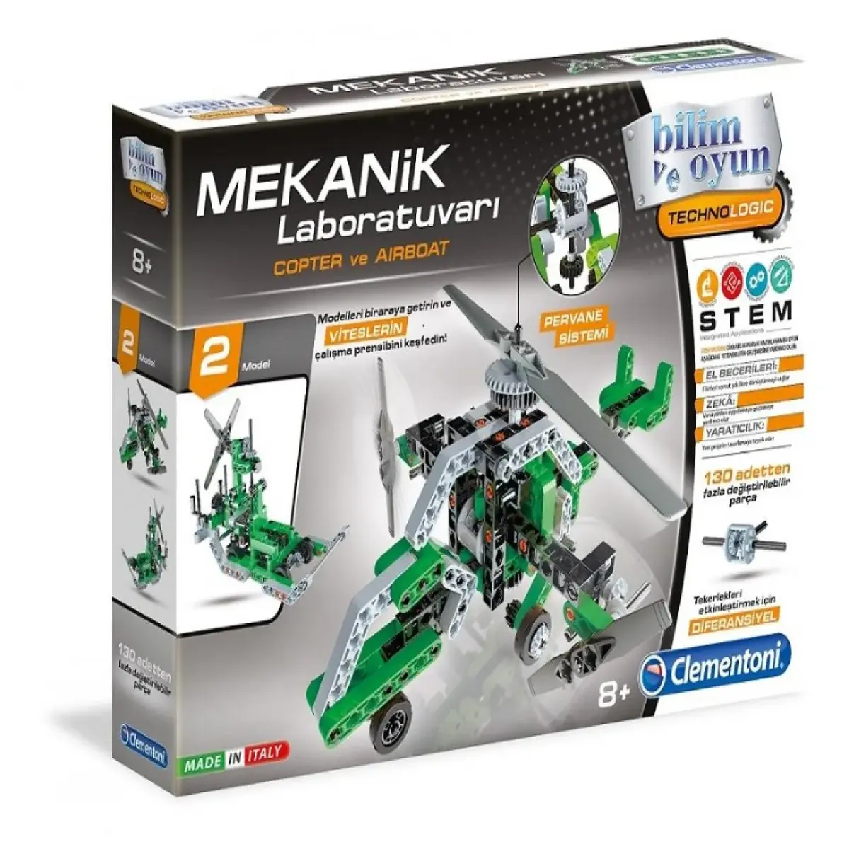 Clementoni Mekanik Laboratuvarı Copter & Airboat