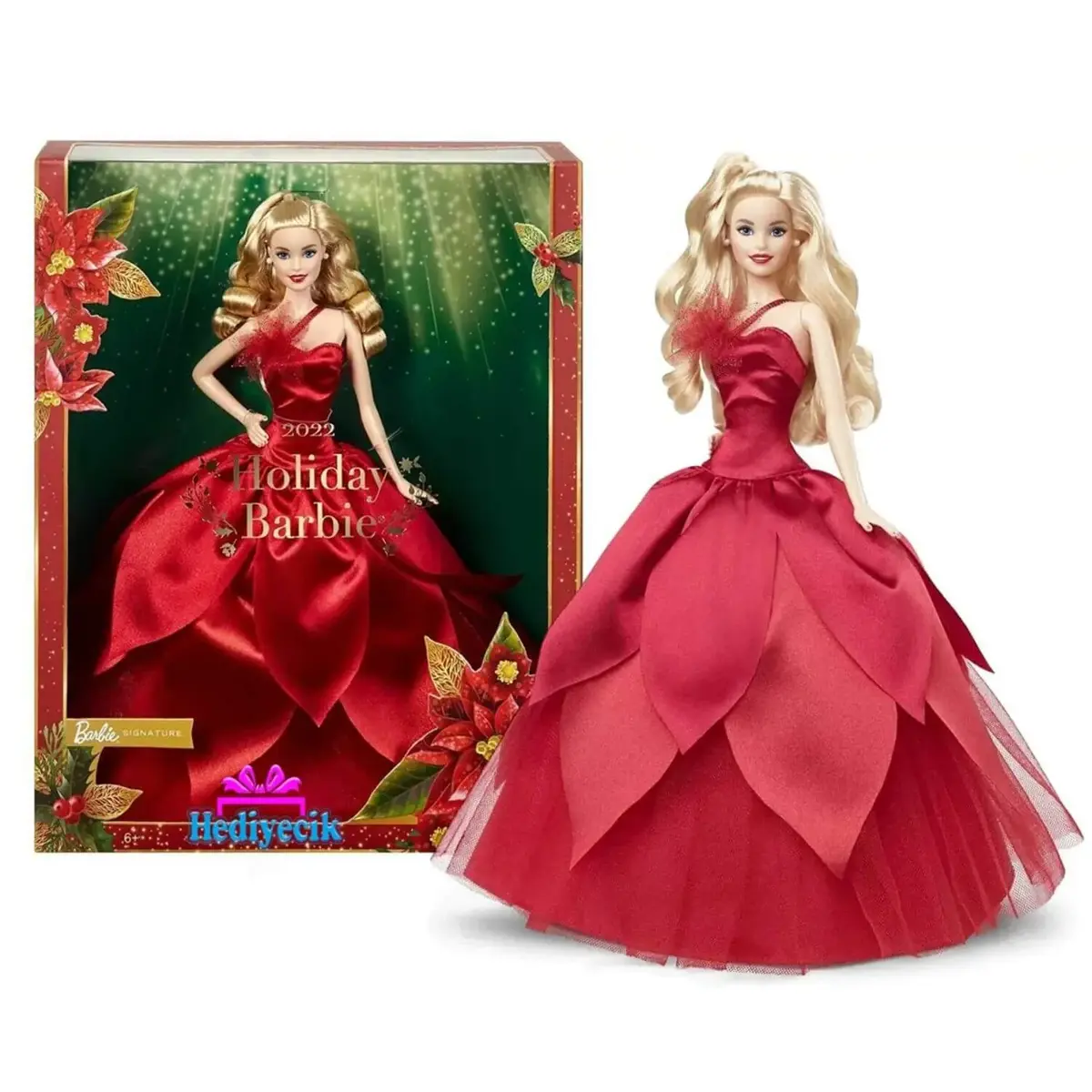 Barbie 2022 Mutlu Yıllar Bebeği Sarışın