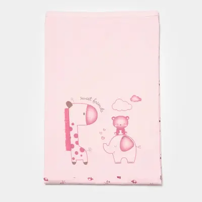 Bibaby Organik Battaniye Sweet Friends Pembe