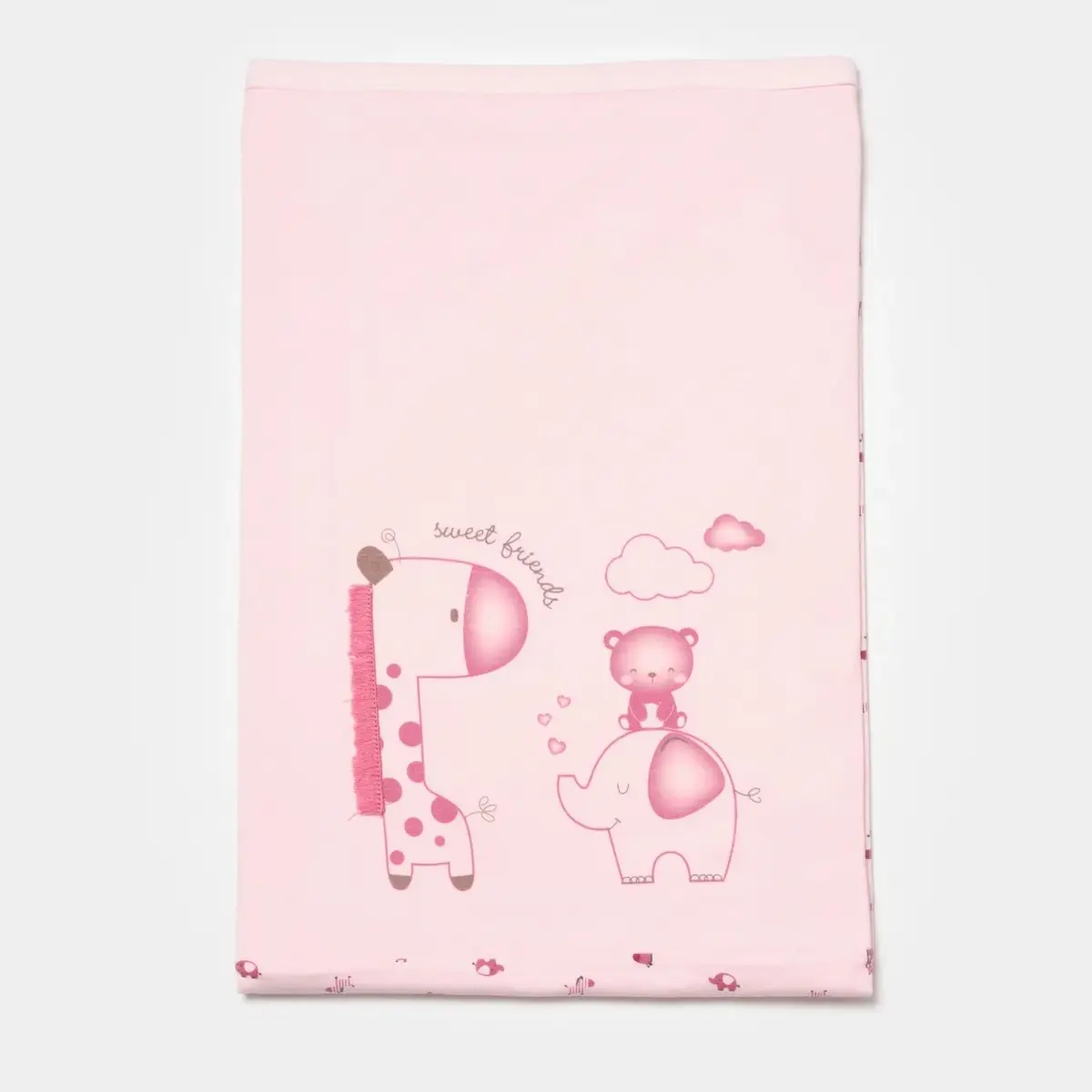 Bibaby Organik Battaniye Sweet Friends Pembe Bibaby Organik Battaniye Sweet Friends Pembe