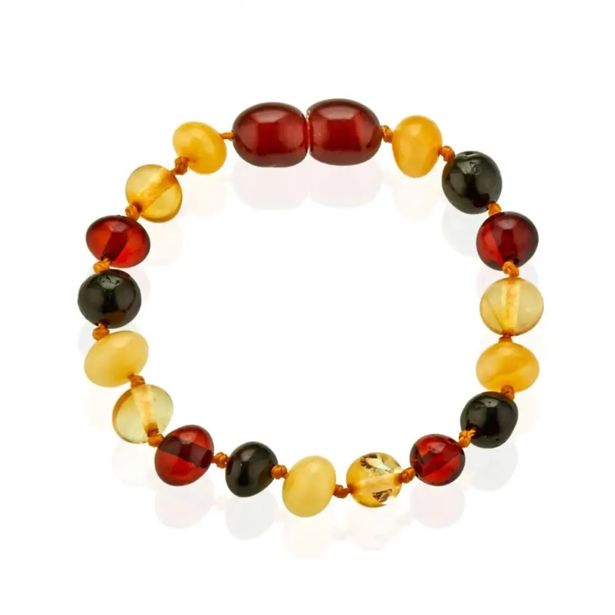 Babyjem Kehribar Bebek Bilekliği Multicolor Babyjem Kehribar Bebek Bilekliği Multicolor