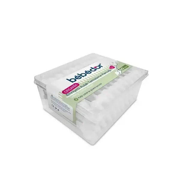 Bebedor Emniyetli Kulak Temizleme Çubuğu 60lı