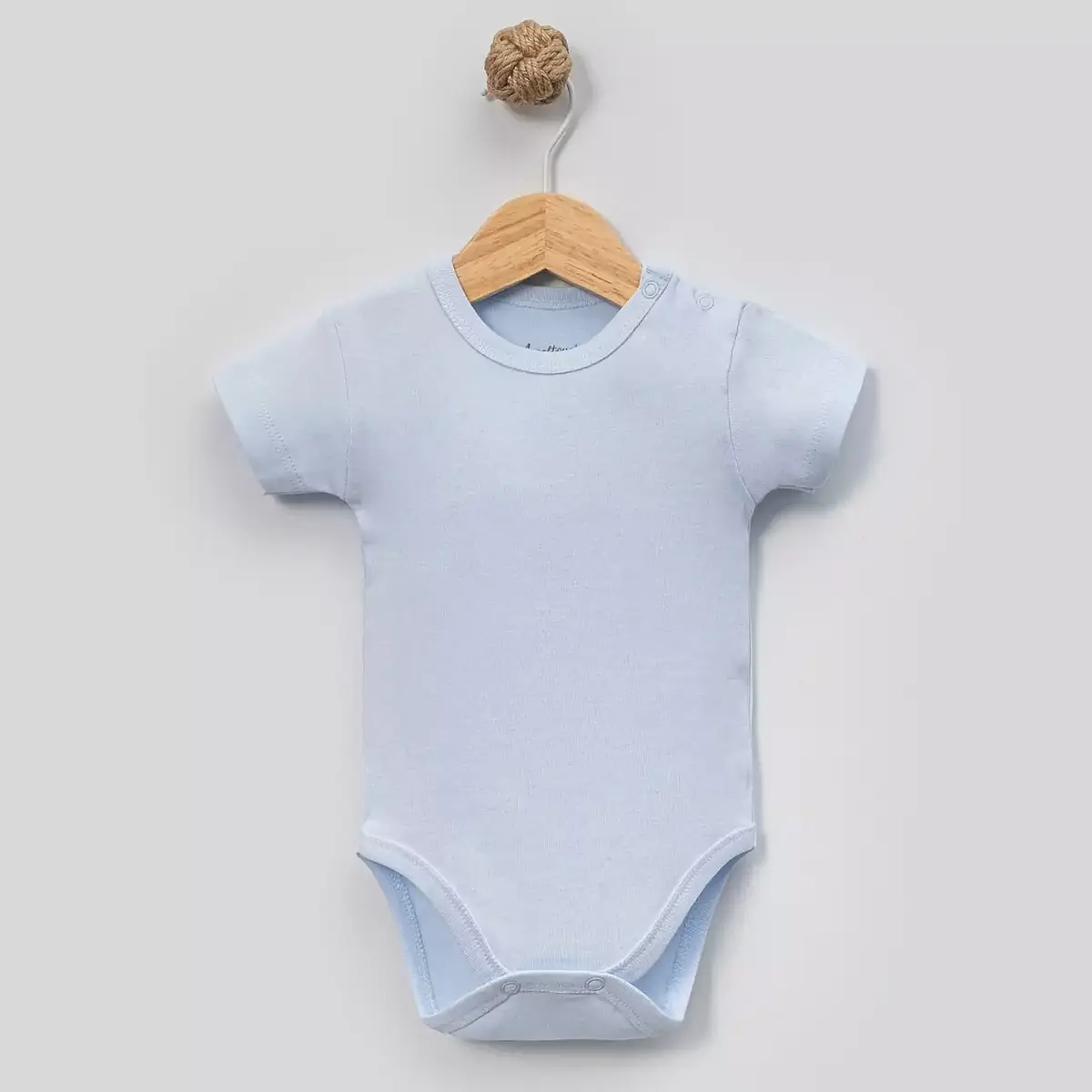 Angeltouch Body Kısa Kol Penye Mavi