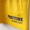 Winimo Şort Positive Baskılı Sarı