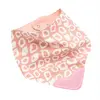 Babyjem Fular Önlük Diş Kaşıyıcılı Poplin Kareli Pembe