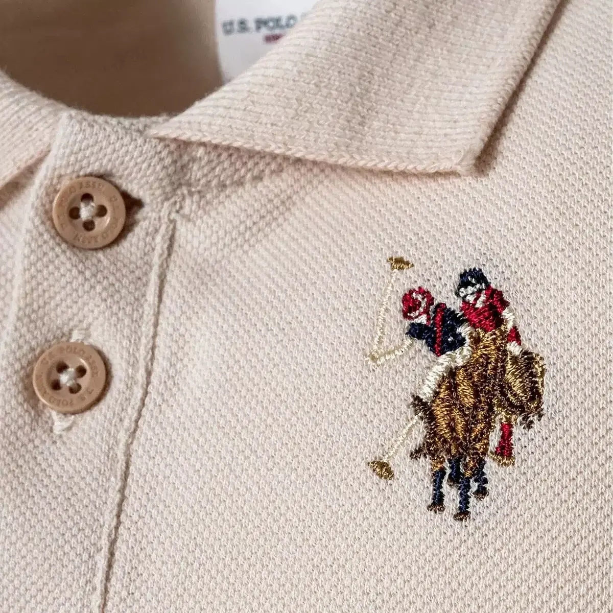 U.S. Polo 2li Takım Şortlu Bej Bej