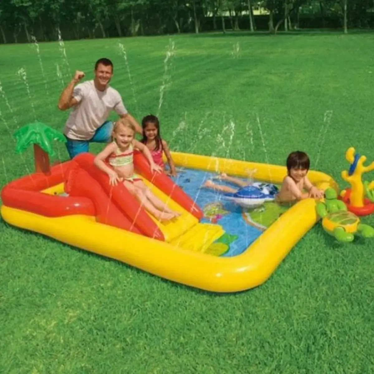 Intex Aquapark Bebek Havuzu 254x196x79 cm