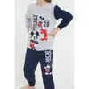 RolyPoly Mickey Mouse Pijama Takımı Gri Melanj