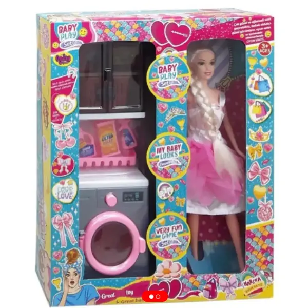 Çamasır Makinesi Bebekli