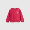 Benetton Sweatshirt Bisiklet Yaka Vişne Çürüğü