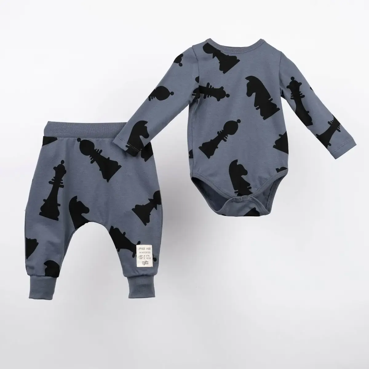 Moi Noi Zıbın Takımı Antrasit Moi Noi Zıbın Takımı Antrasit