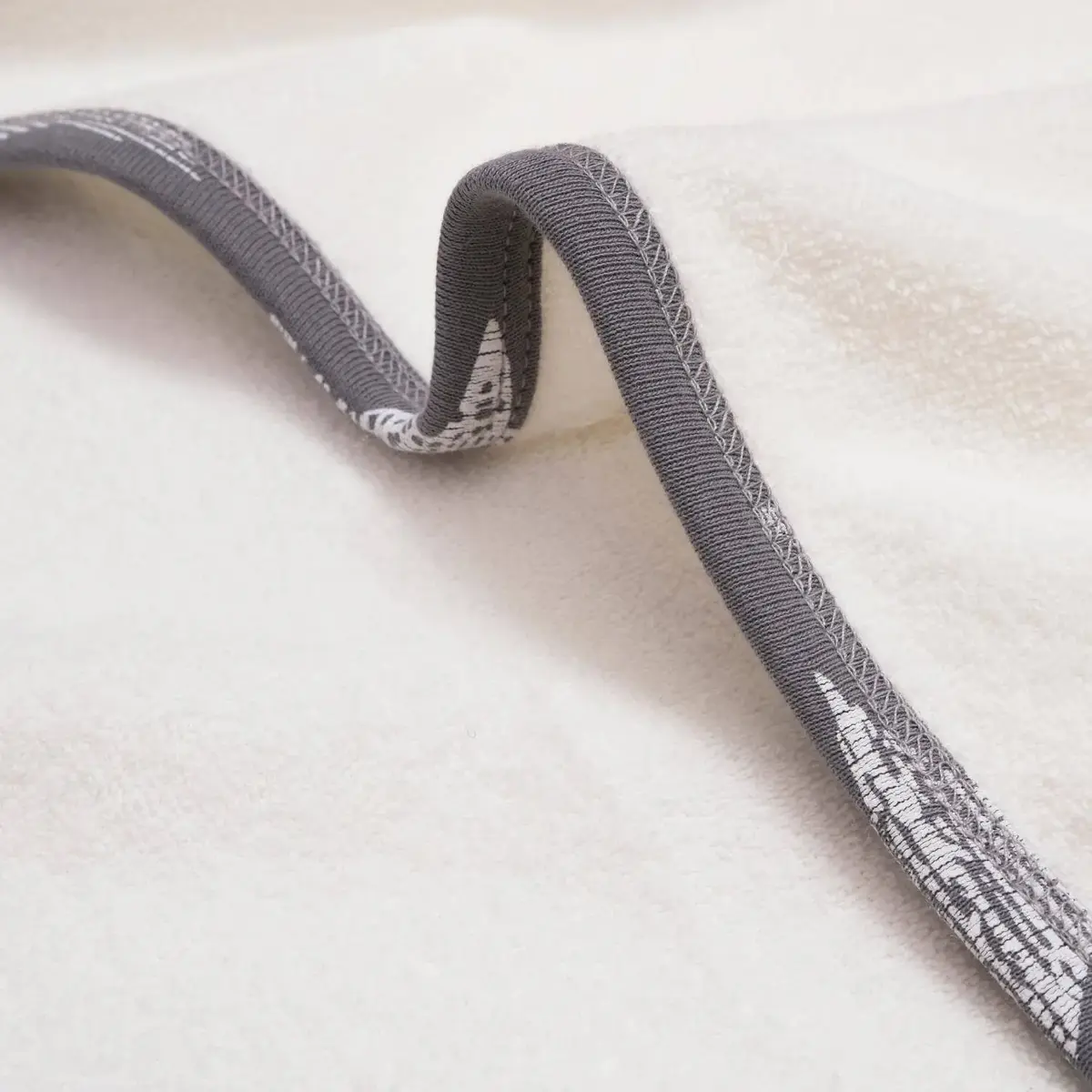 Bibaby Organik Havlu Örme Brave Lion Ekru - Turkuaz