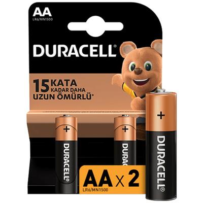 Duracell AA Kalem Pil 2li Kartela