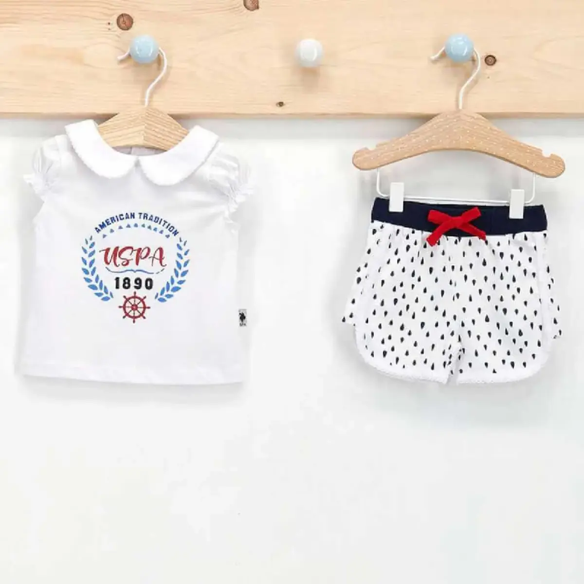 U.S. Polo 2li Takım T-Shirt Beyaz