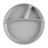 OiOi Porsiyon Vakumlu Mama Tabağı Powder Grey