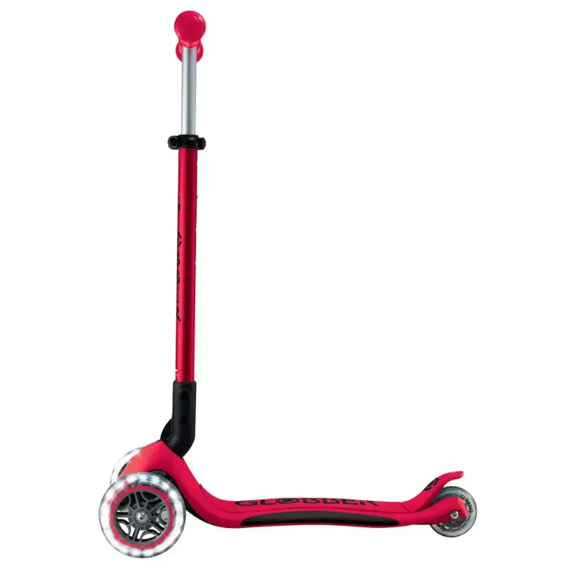 Globber Elite Deluxe Işıklı Scooter Kırmızı