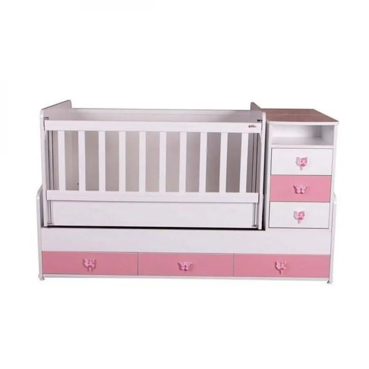Babyhope Mdf Büyüyen Karyola Peri 80x180 cm Beyaz