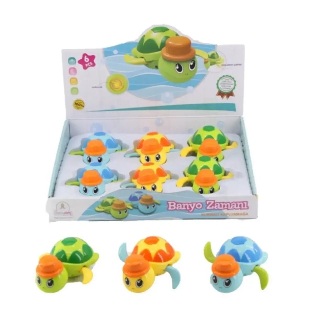 Banyo Zamanı Kurmalı Kurbağa