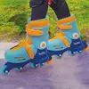 Ayarlanabilir Dönüşen Tekerlekli 2 IN 1 Twisty Paten Mavi