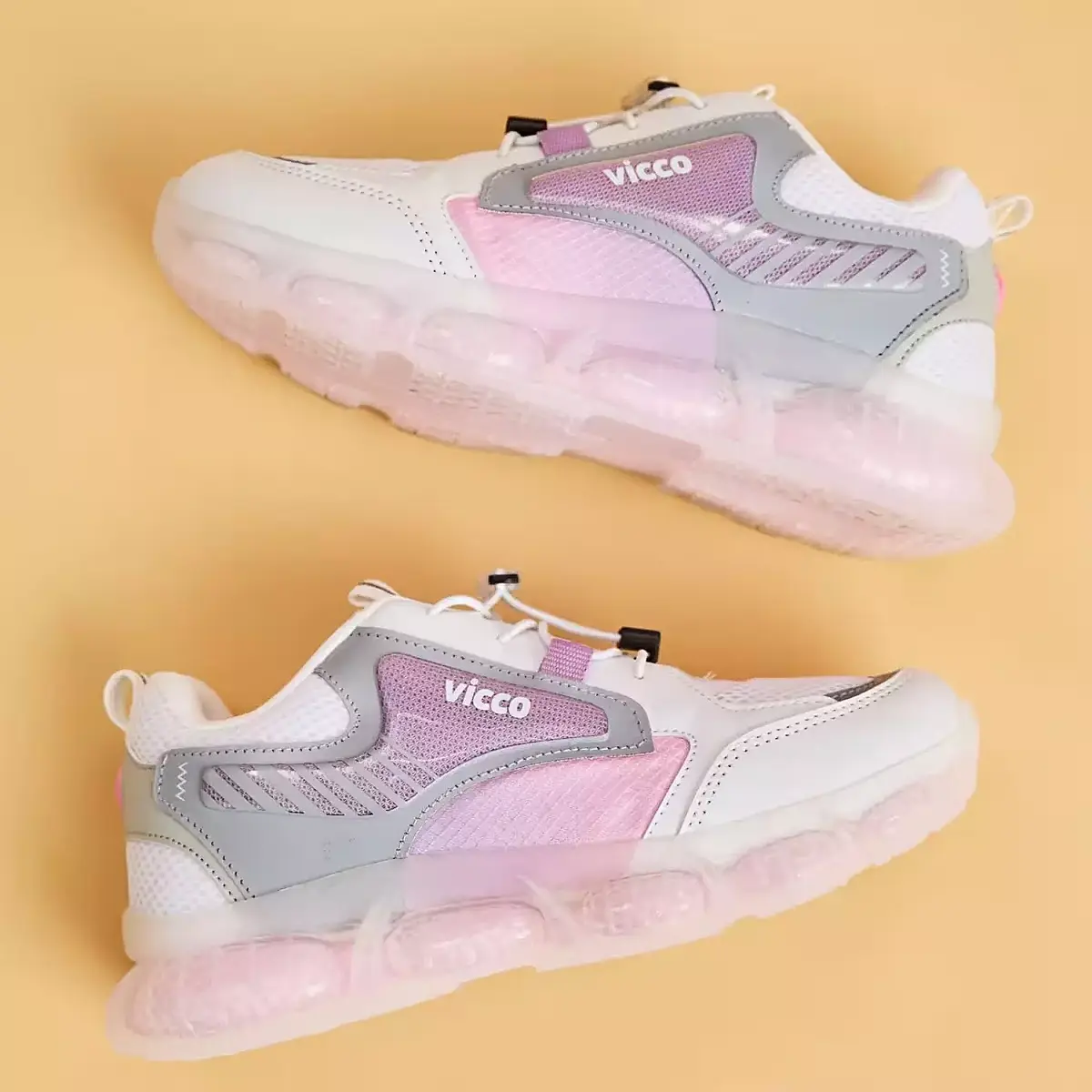 Vicco Corn Ayakkabı Patik Beyaz-Pembe