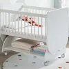 Pratik Sallanır Sepet Beşik 50x90cm Beyaz