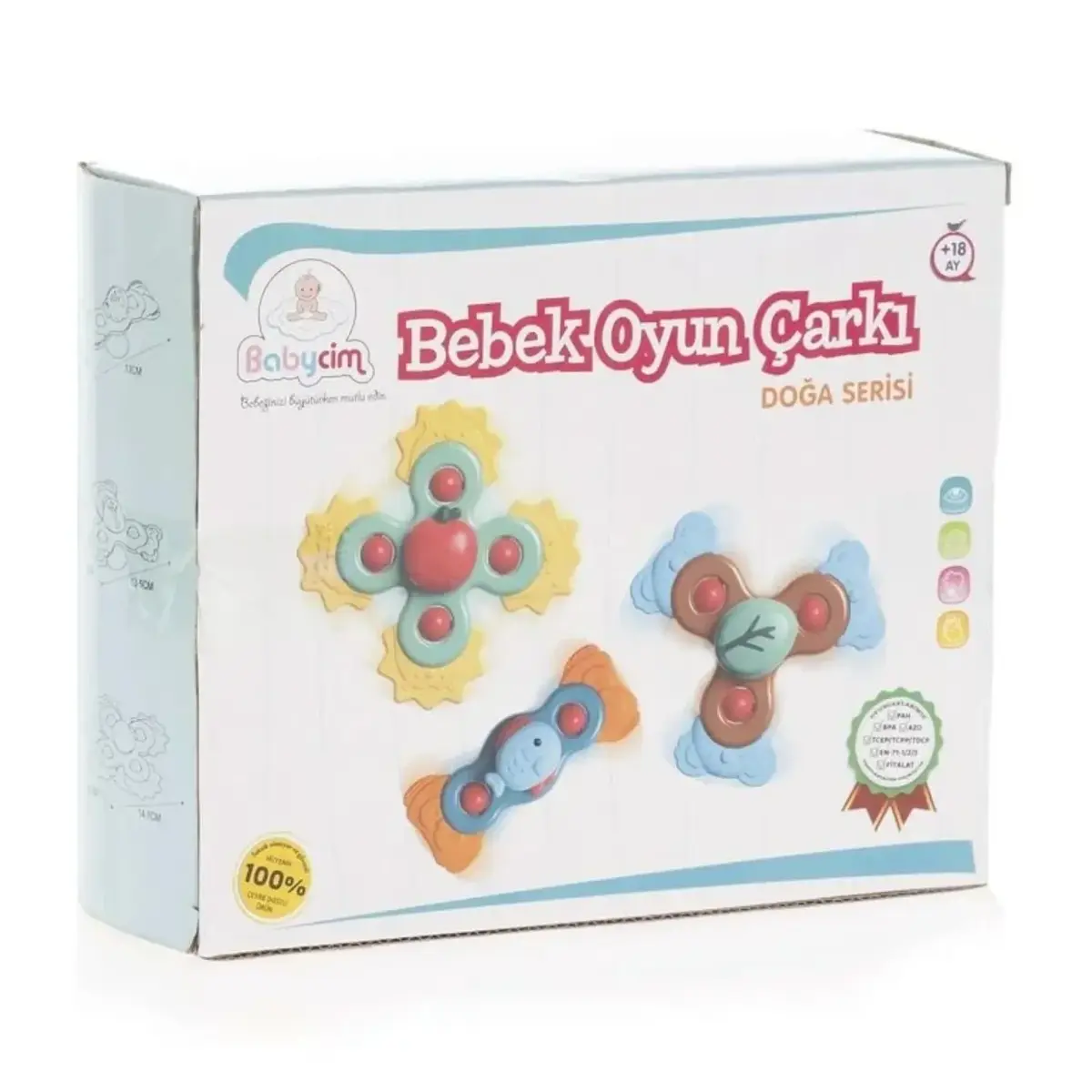 Babycim Bebek Oyun Çarkı Doğa Serisi