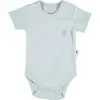 Bibaby Organik Body Kısa Kol Basic Nature Mavi