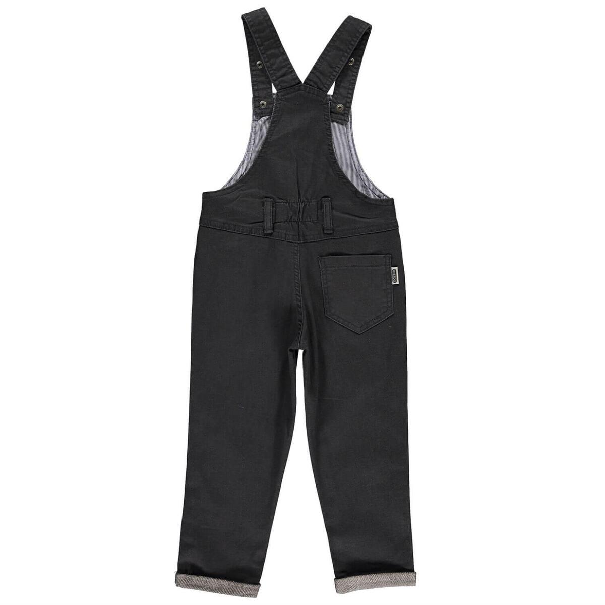 Overdo Salopet Kedi Baskılı Füme