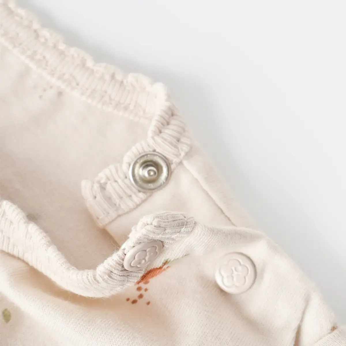 Bibaby Organik Salopet Tulum Summer Fruit Light Cream - Caramel