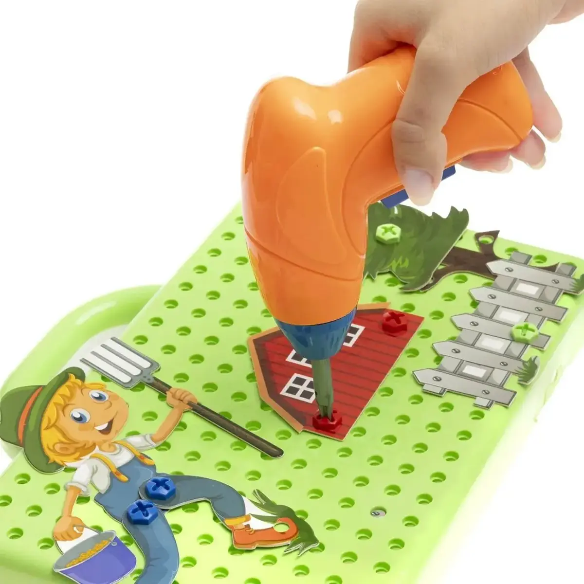 Eğitici Matkap Seti Çiflik Hayvanları 3D Stem Creative