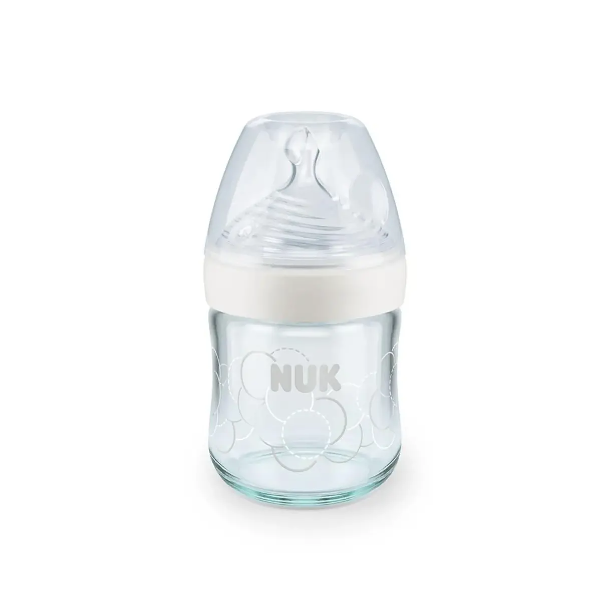 Nuk Silikon Emzikli Nature Sense Cam Biberon 120 ml Mavi