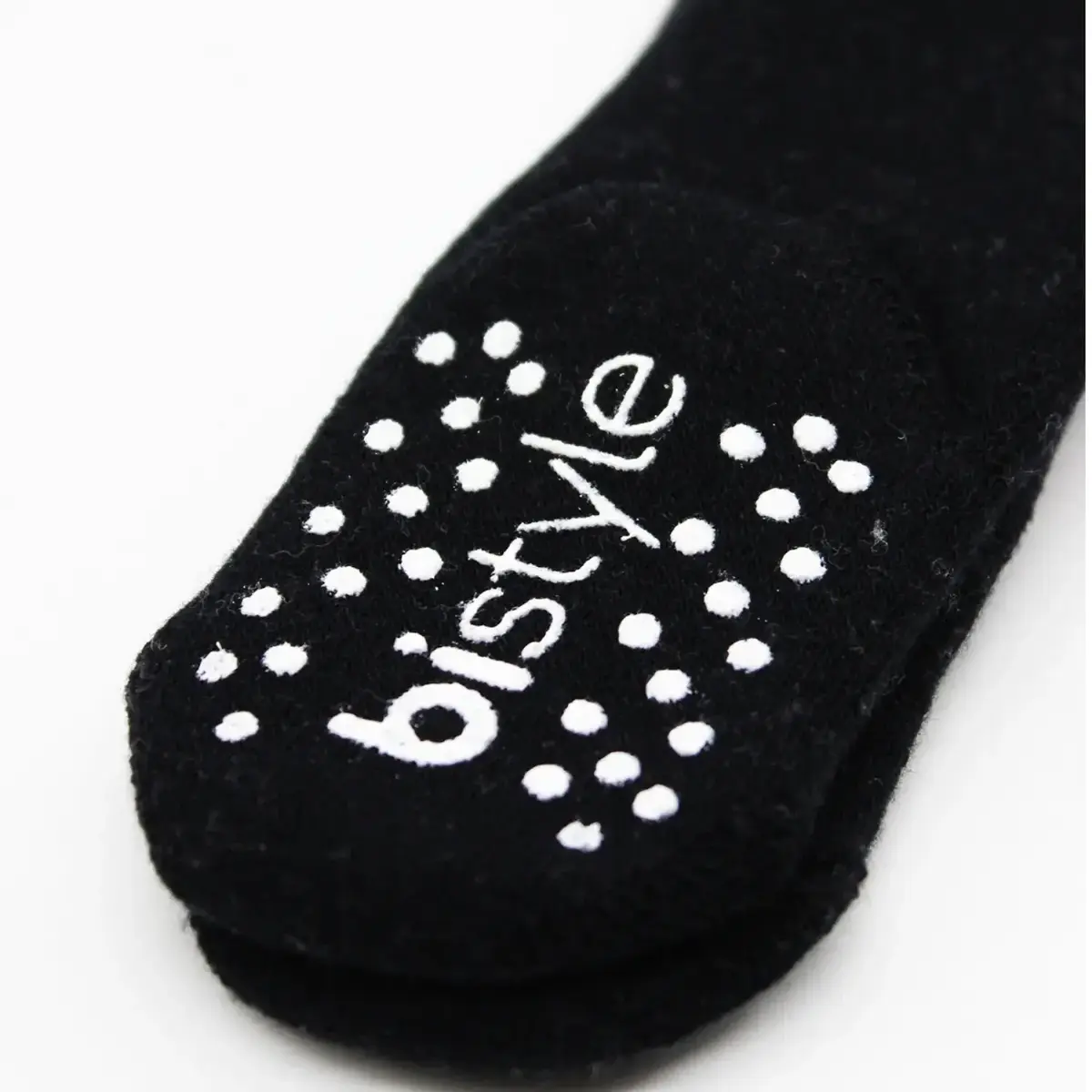 Bistyle Organik Çorap Külotlu Kaymaz Havlu  Siyah