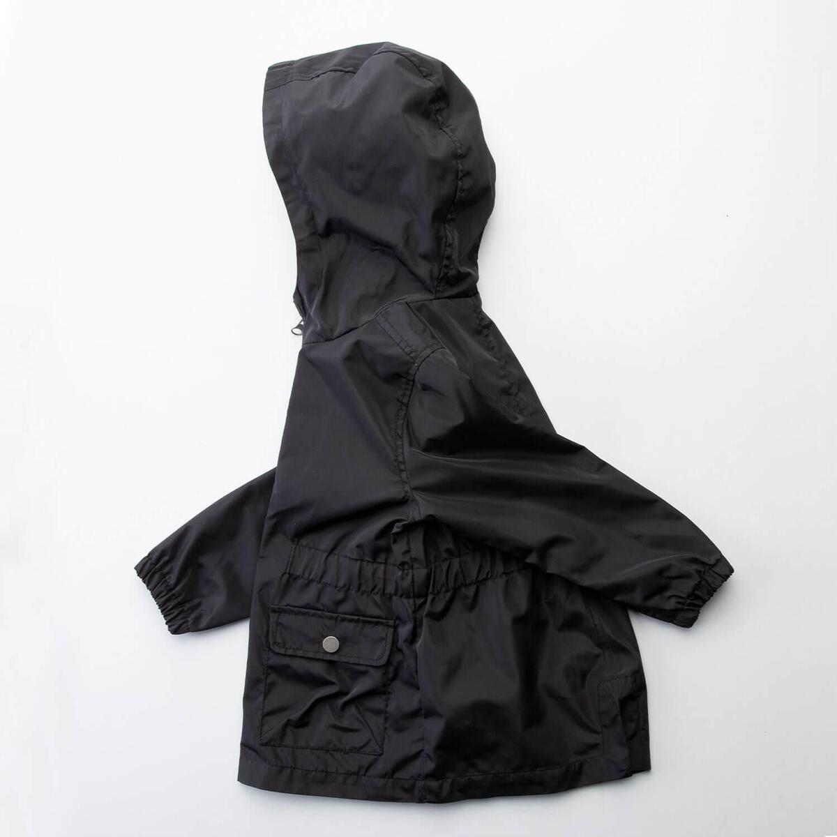 Midimod Yağmurluk Ponponlu Siyah