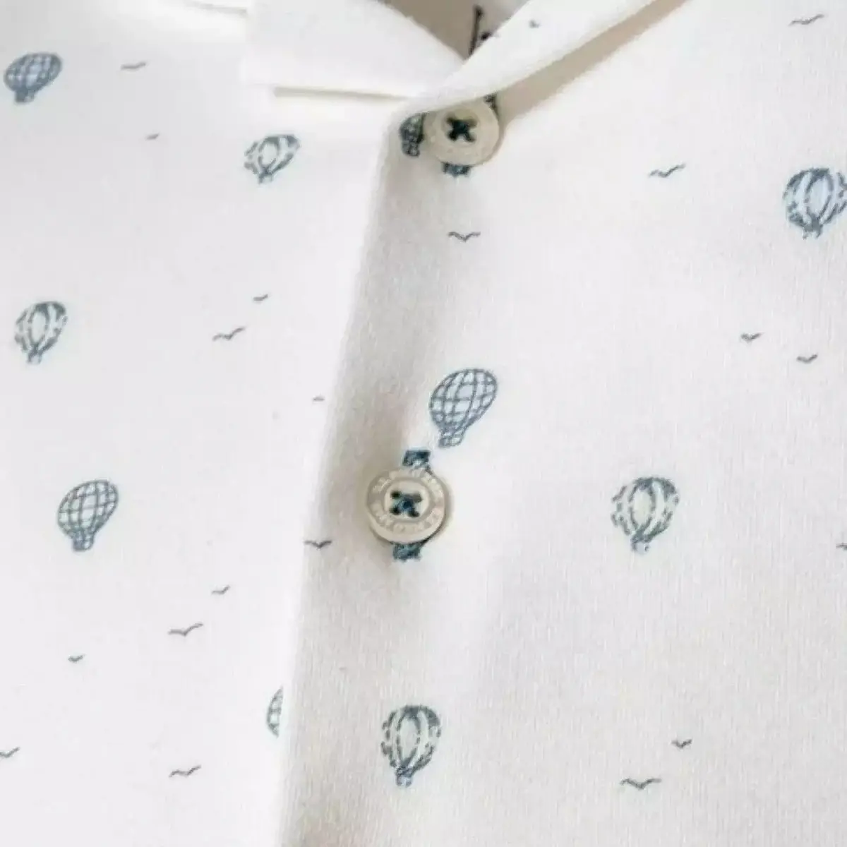 U.S. Polo Pijama Takımı Gömlek Beyaz