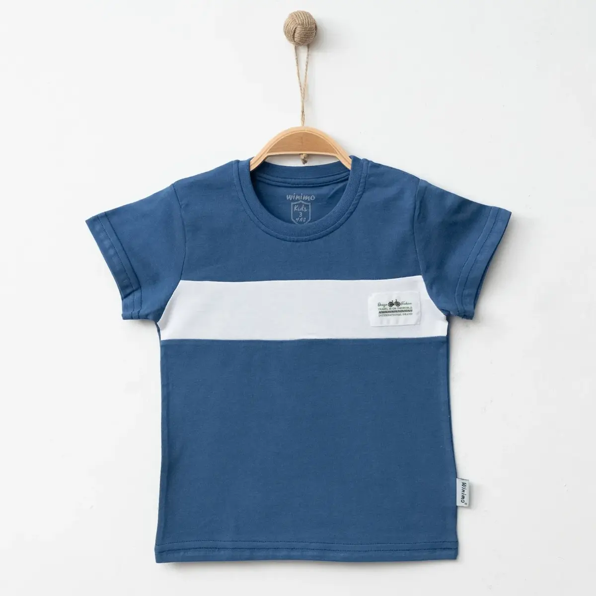 Winimo T-Shirt Armalı İndigo Winimo T-Shirt Armalı İndigo