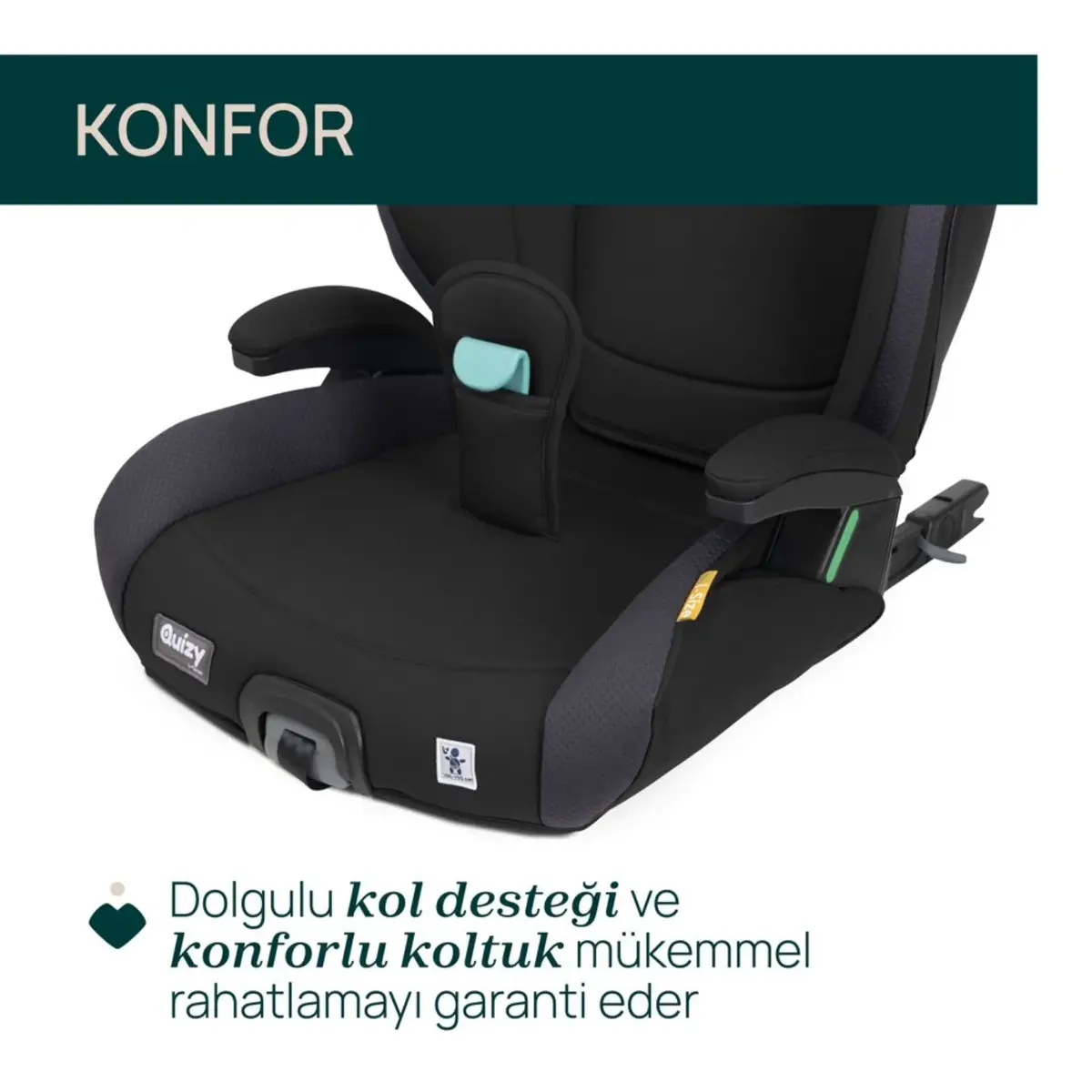 Chicco Quizy I-Size Oto Koltuğu 15-36 Kg Black