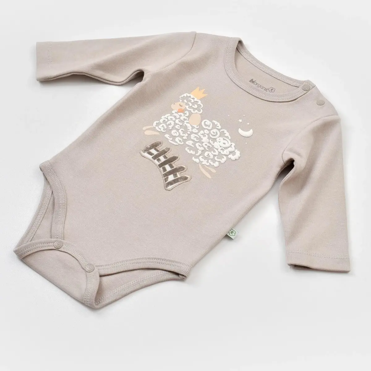 Bibaby Organik Body Curly Sheep Bej