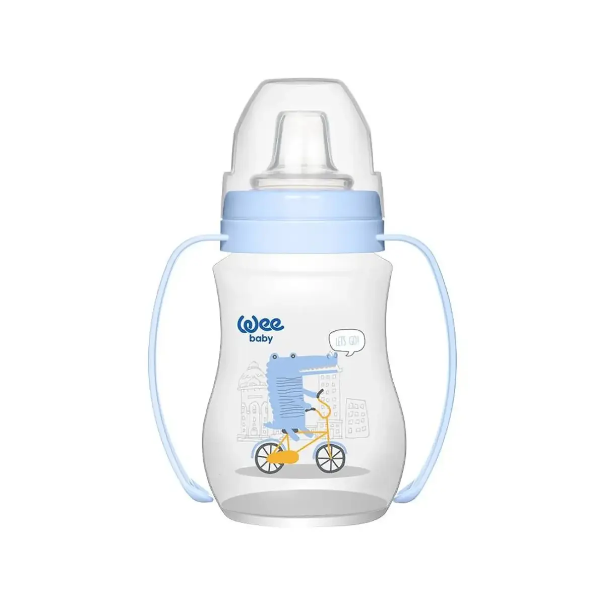 Wee Baby Antikolik Akıtmaz Kulplu PP Bardak 250 ml