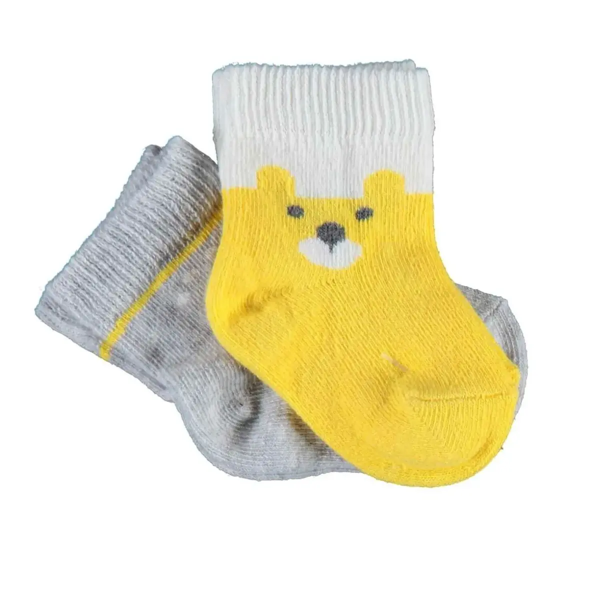 Bibaby Organik Çorap Soket 2li Happy Bear Sarı Bibaby Organik Çorap Soket 2li Happy Bear Sarı