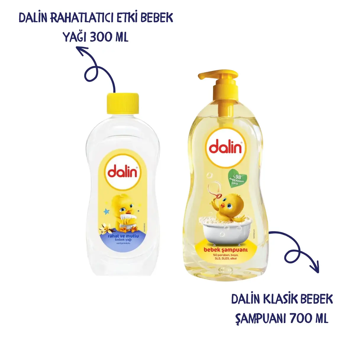 Dalin Şampuan + Bebek Yağı (Avantaj Paketi)