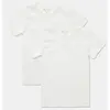 Natuline Organik T-Shirt Penye 2li Beyaz