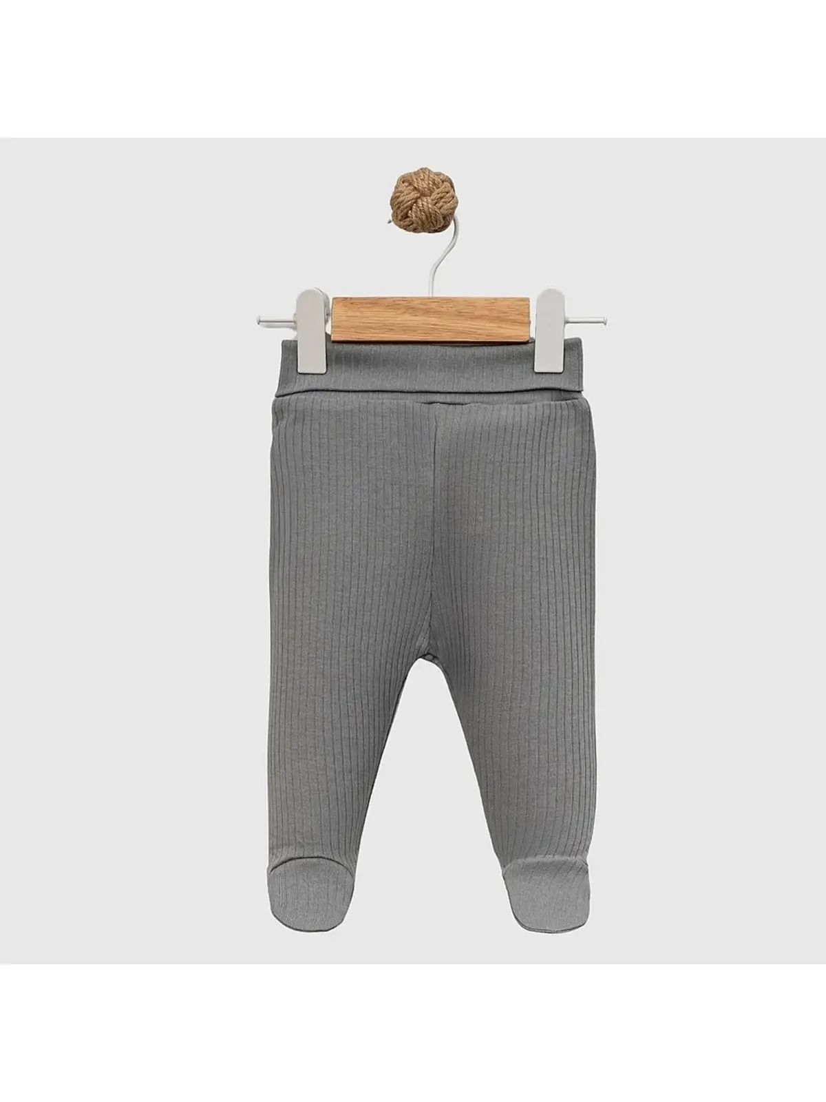 Angeltouch Pantolon Patikli Raporlu Mavi-Gri-Indigo 0-3 Ay