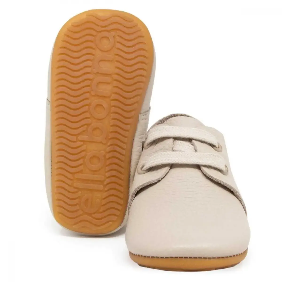 Ella Bonna Bebek Ayakkabısı Hakiki Deri Oxford Bej