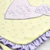 Bibaby Organik Battaniye Love You Baby Yellow Lavander
