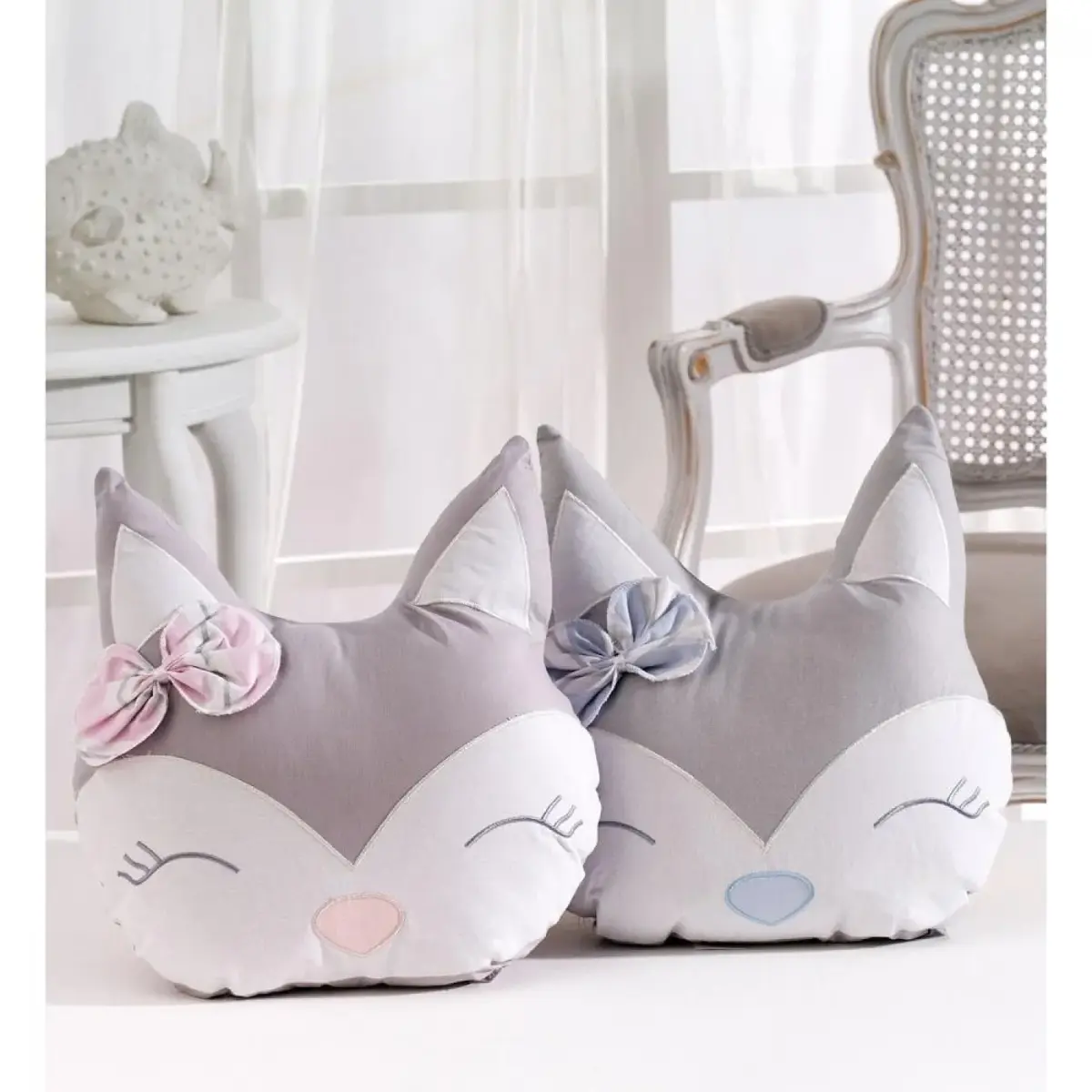 Momishop Bebek Dekoratif Yastık Fox Pembe
